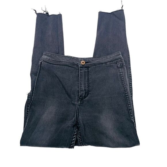 10/$25🦋 H&M &Denim Black Raw Hem Skinny Jeans - Size 25 - Picture 2 of 13